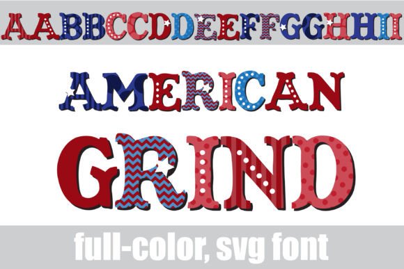 American Grind: A Retro Serif Color Font That Just *Works*