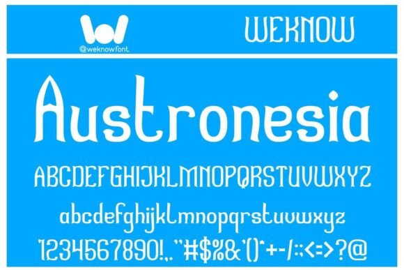 Austronesia: A Playful Serif for Branding
