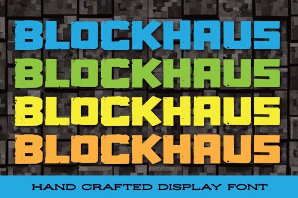 Blockhaus: A Bold Font for a Strong Brand