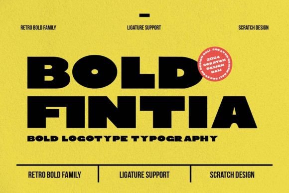 Bold Fintia: A Chunky Retro Sans Serif That Commands Attention