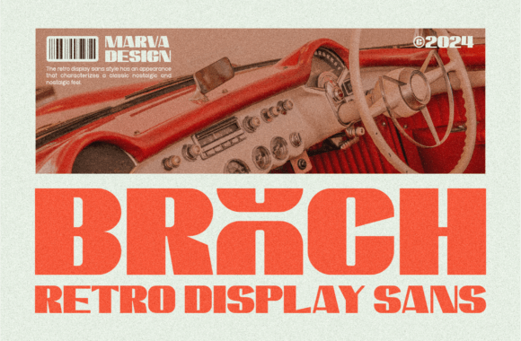 Brooch: A Retro Sans Serif Font That Commands Attention