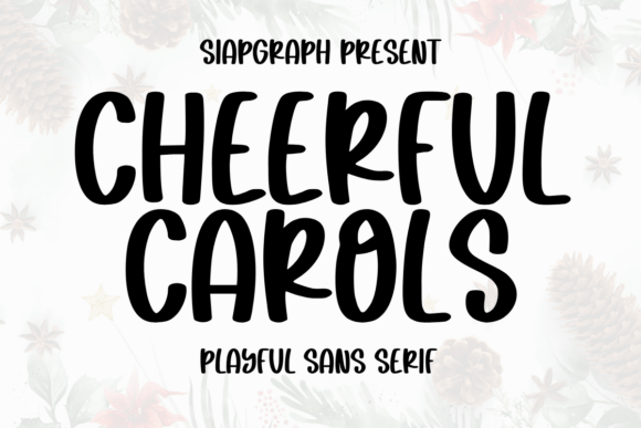 Cheerful Carols: A Bold Sans Serif Font for Scroll-Stopping Campaigns
