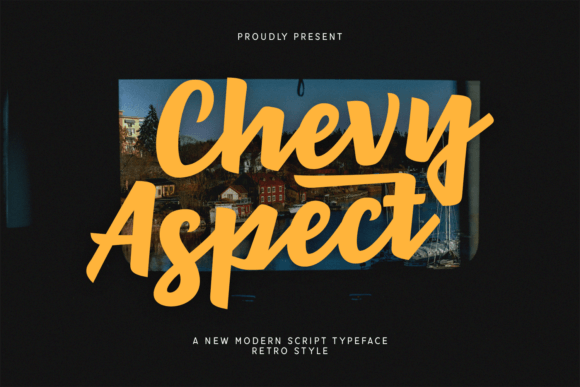 Chevy Aspect: A Retro Script Font for Digital Branding