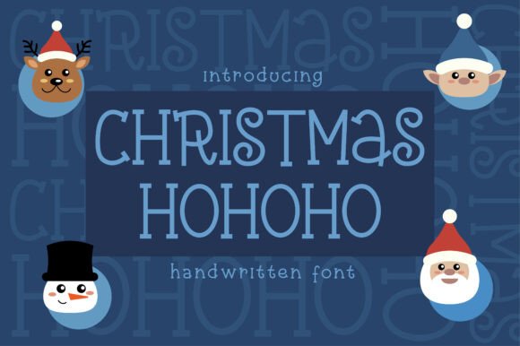 Christmas Hohoho: A Playfully Nostalgic Script Font for Real Branding