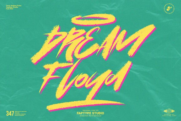 Dream Floyd: A Retro Brush Font That Cuts Through the Feed