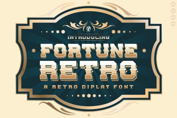 Fortune Retro: A Vintage Display Font That Elevates Digital Branding