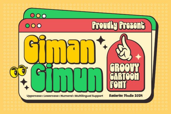 Giman Gimun: A Retro Bold Sans Serif Display Font for Scroll-Stopping Campaigns