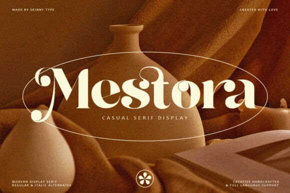 Mestora: A Retro Serif Font That Elevates Digital Branding