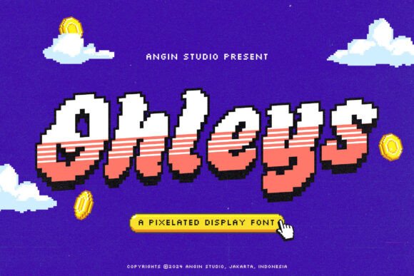 Ohleys Pixelated: A Font for Digital Nostalgia and Modern Design