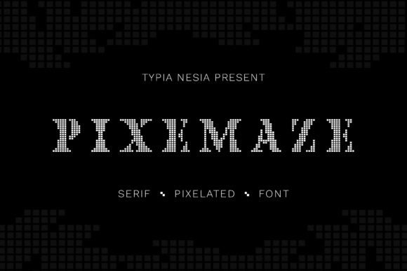 Pixemaze: A Serif Font That Feels Like a Quiet Moment Online