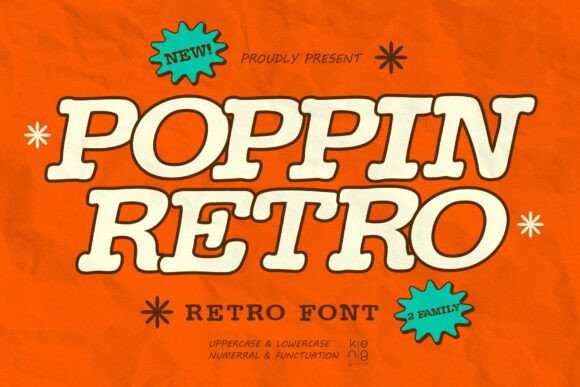 Poppin Retro: A Vintage Display Font That Sells