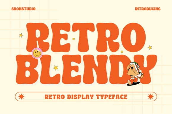 Retro Blendy: A Nostalgic Display Font That Works Online