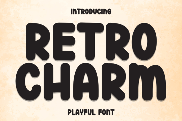 Retro Charm: A Playful Display Font for Scroll-Stopping Campaigns