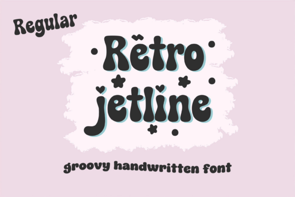 Retro Jetline Regular: A 70s-Inspired Font for Crafters and Designers