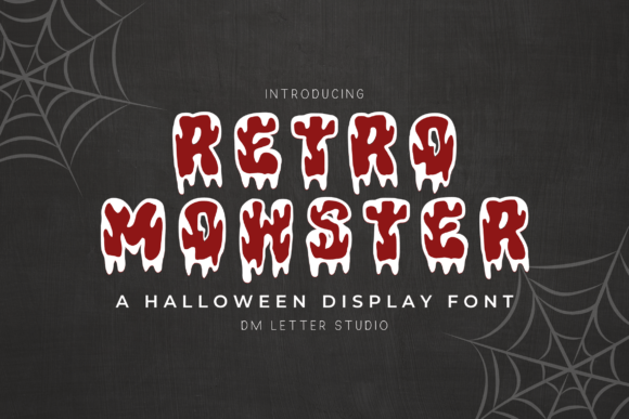 Retro Monster Font: Bold Display Type for Playful Campaigns