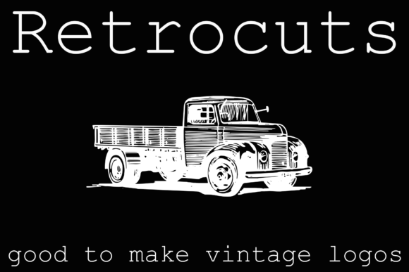 Retrocuts Font: A Vintage Display Typeface for Digital Branding