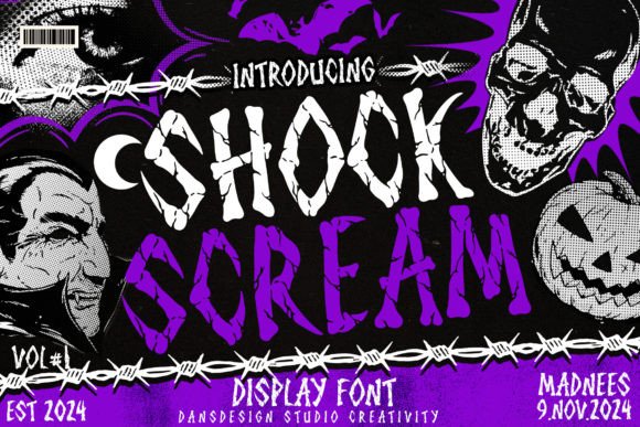 Shock Scream: A Blackletter That Doesn’t Just Shout