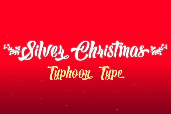 Silver Christmas: A Festive Script Font That Feels Like Holiday Magic