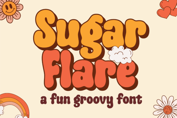 Sugar Flare: A Retro Font for Creative Crafters