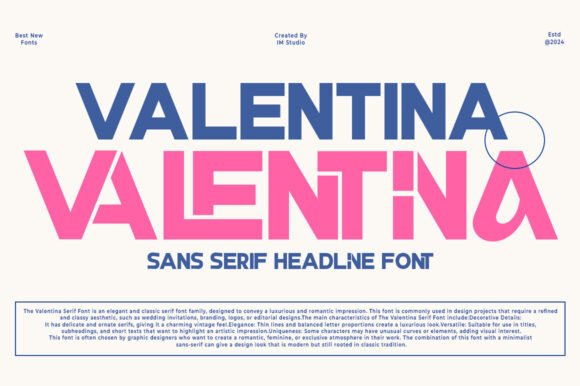 Valentina Duo: A Display Font for Impactful Digital Campaigns