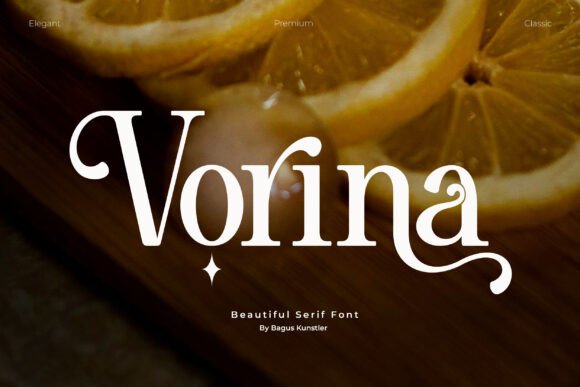Vorina: A Vintage Serif Font for Distinctive Web Design